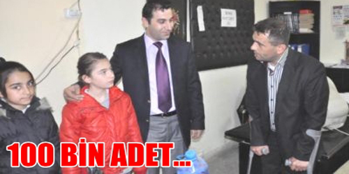 100 Bin Kapak Topladılar.