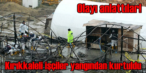 Yangından Kurtuldular!