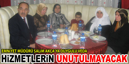 Başarılı Müdüre, Hüzünlü Uğurlama