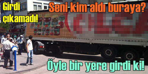Caddeye girdiğine pişman oldu