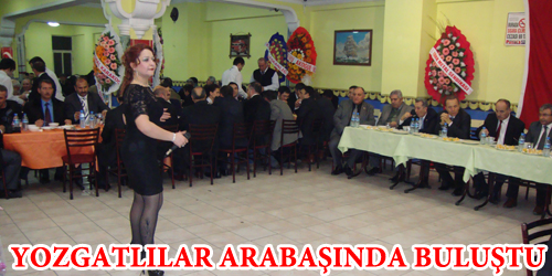 YOZGATLILAR ARABAŞINDA BULUŞTU