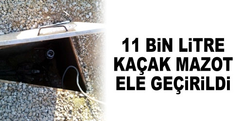 Kaçak Mazot Yakalandı