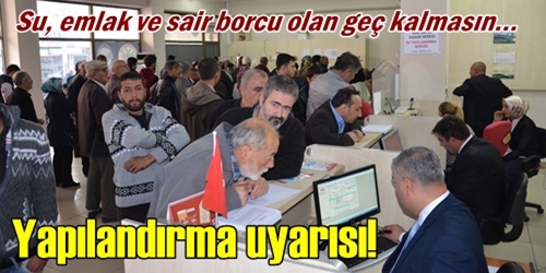 Yapılandırma için son bir hafta