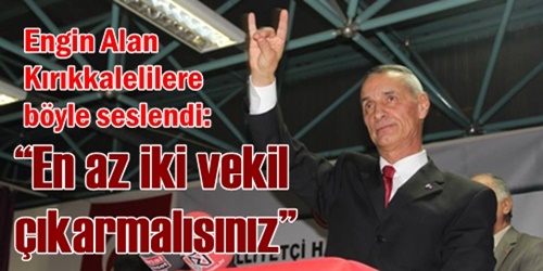 Alan mesajlar verdi