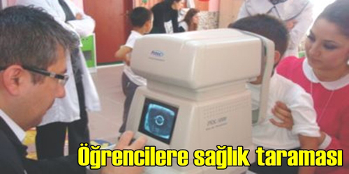 Öğrencilere Sağlık Taraması