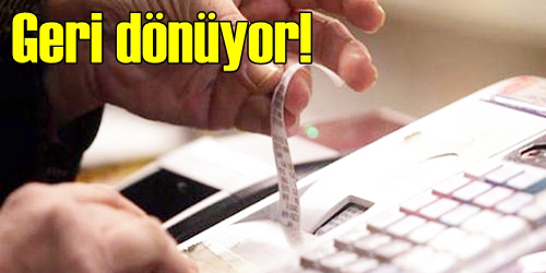  Dikkat, fiş ve faturada  yeni devir başlıyor