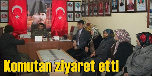 Komutan Ziyaret Etti