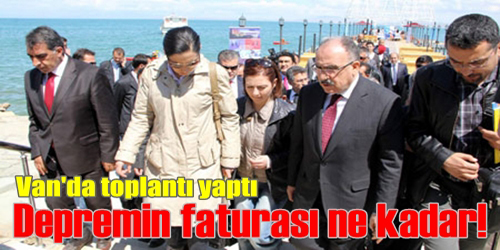 Depremin Maliyetini Açıkladı