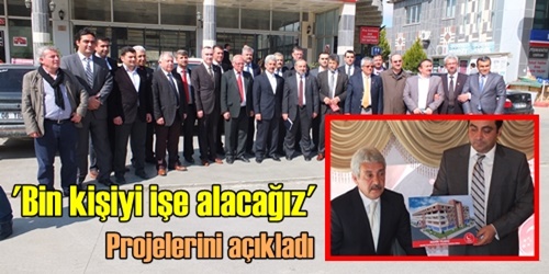 Bin kişi işe alacağız