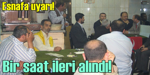 Kahvehanelere Uyarı!