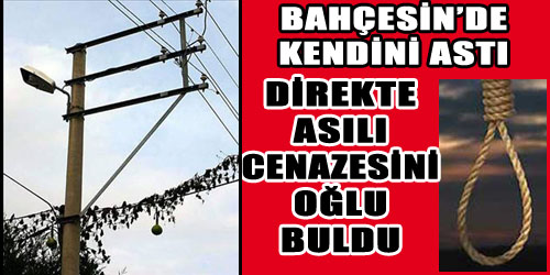 Bahçesinde İntihar Etti 