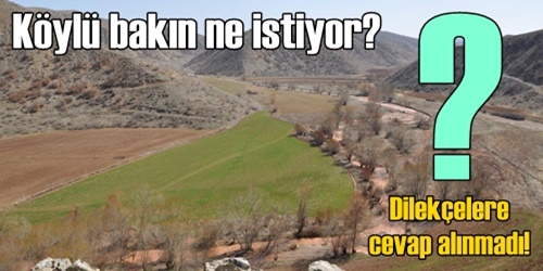  Köylü yol istiyor