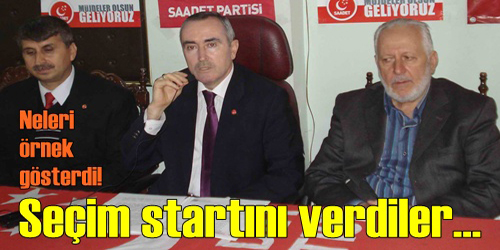 Saadet Partisi startı verdi