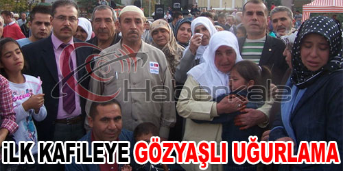 İlk Hac Kafilesi Uğurlandı