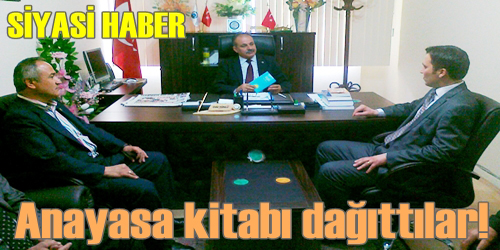 Anayasa Kitabı Dağıtıldı