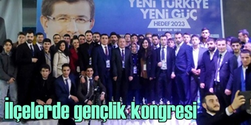 İlçelerde gençlik kongresi yapılıyor