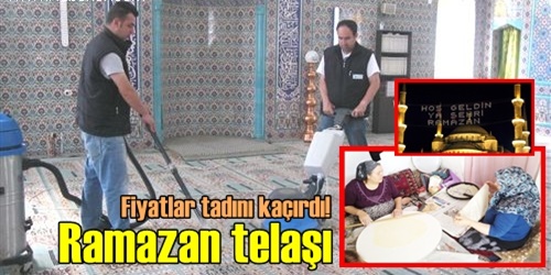 Evlerde ramazan telaşı sürüyor