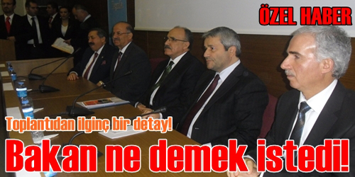 Toplantıdan İlginç Bir Detay!