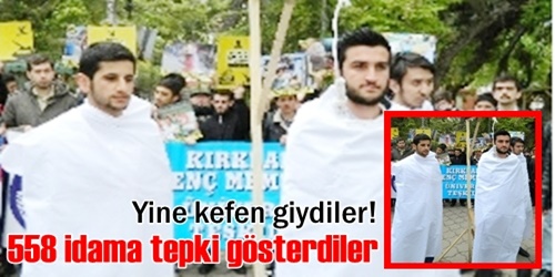 İdamlar böyle protesto edildi!