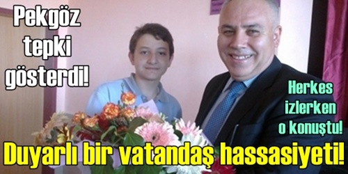 O yayına tepki gösterdi