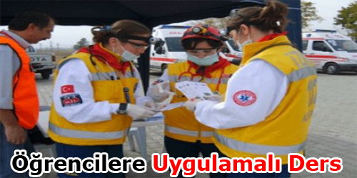 Öğrencilere Uygulamalı Ders