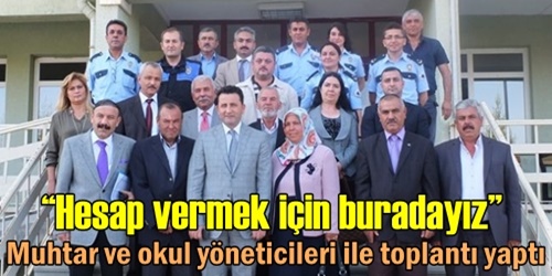  Hesap vermek için buradayız