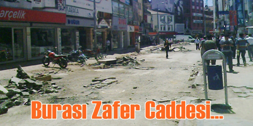 ZAFER CADDESİ KAPANDI!