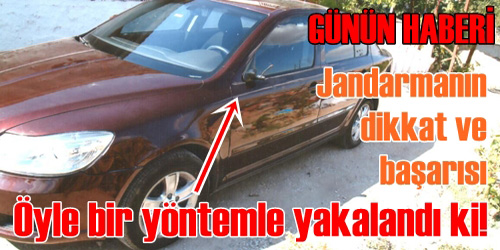 Jandarma Zanlıyı Yakaladı