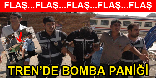 Tren`de Bomba Paniği