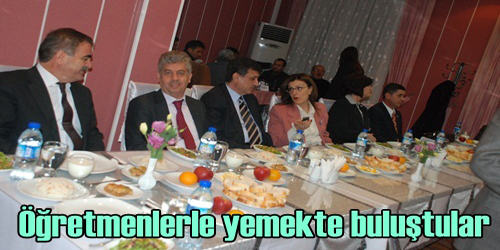 YEMEKTE BULUŞTULAR