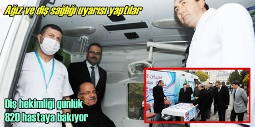 Ağız ve diş sağlığı uyarısı yaptılar