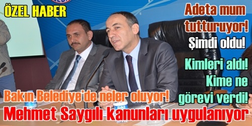 Saygılı adeta mum tutturuyor!