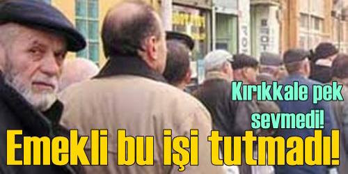 Emekli Bu İşi Tutmadı!