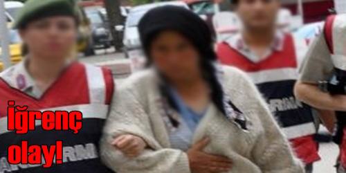 Bebeği doğurup gömmüş!  