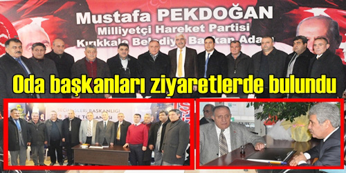 Oda Başkanları Öneride Bulundu