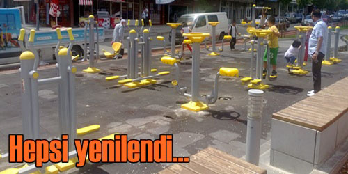 Spor Aletleri Yenilendi