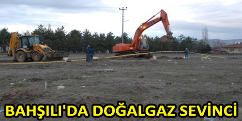 Bahşılı`da Doğalgaz Sevinci